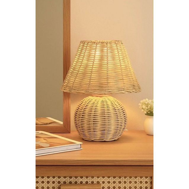 Pöytävalaisin Linento Lighting BRZ-343414, ø10-22cm, E27, max. 40W, IP20, beige