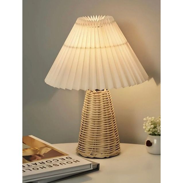Pöytävalaisin Linento Lighting BRZ-343415, ø10-22cm, E27, max. 40W, IP20, kerma/beige