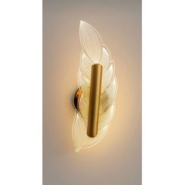 LED-seinävalaisin Linento Lighting BRZ-343409, IP20, 4000K, kulta