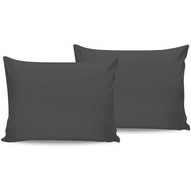 Tyynyliina Linento Anthracite, 50x80cm, 2kpl, antrasiitti