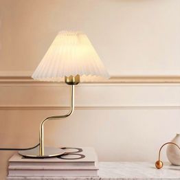 Pöytävalaisin Linento Lighting 241930, ø22cm, E27, max. 40W, IP20, kerma