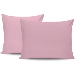 Tyynyliina Linento Tonne Rosse, 50x80cm, 2kpl, vaaleanpunainen