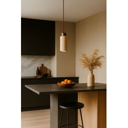 Riippuvalaisin Linento Lighting Babil, ø6.5cm, GU10, IP20, max. 10W, tummanruskea/beige