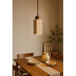 Riippuvalaisin Linento Lighting Mule, GU10, IP20, max. 10W, beige/pähkinä