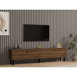 TV-taso Linento Furniture Nantes, leveys 160cm, tummanruskea