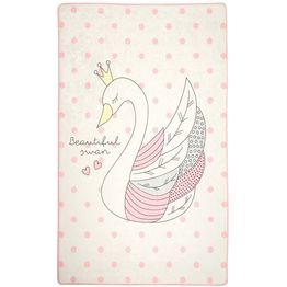 Lastenhuoneen matto Linento Swan, eri kokoja ja värejä