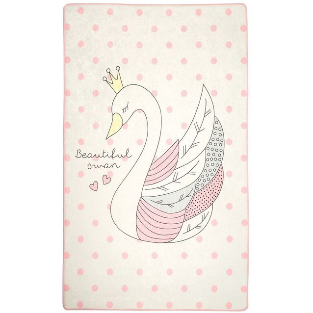 Lastenhuoneen matto Linento Swan, eri kokoja ja värejä