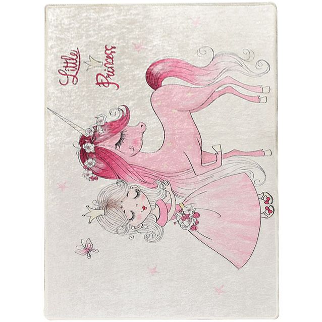 Lastenhuoneen matto Linento Little Princess, 100x160cm, valkoinen