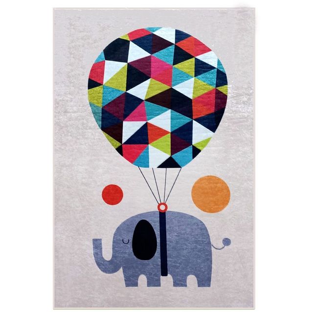 Lastenhuoneen matto Linento Big Balloon, monivärinen, eri kokoja