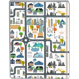 Liikennematto Linento Manitoba, monivärinen, eri kokoja