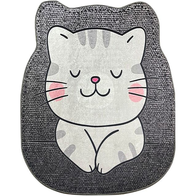 Pyöreä matto Linento Neko, Ø80cm, gray