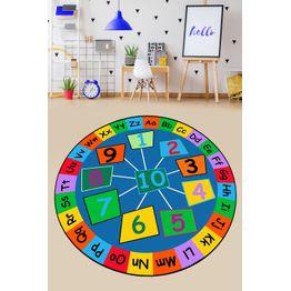 Matto Linento Lodra, Ø100cm, monivärinen