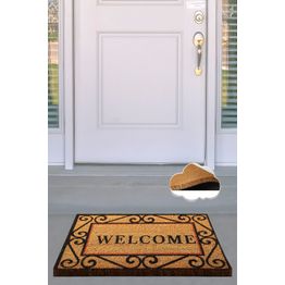 Ovimatto Linento Fold, 40x60cm, ruskea