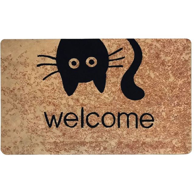 Kynnysmatto Linento Goose Eye PVC 60x40cm ruskea