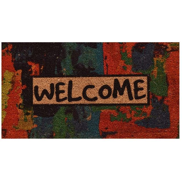 Ovimatto Linento Coco Mixed Colors, 40x60cm, monivärinen