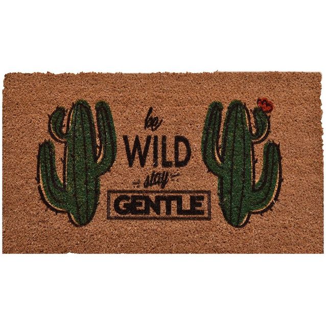 Ovimatto Linento Coco Wild, 40x60cm, ruskea