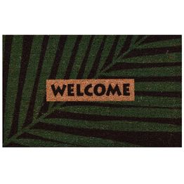 Ovimatto Linento Coco Foglia, 40x60cm, ruskea