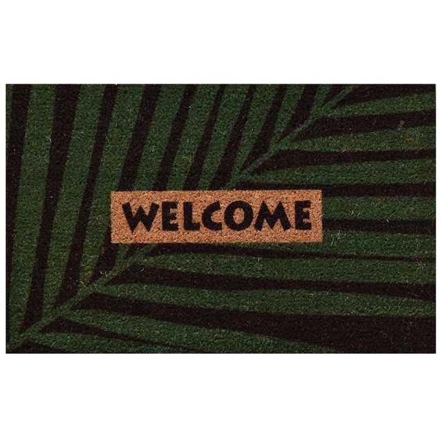 Ovimatto Linento Coco Foglia, 40x60cm, ruskea