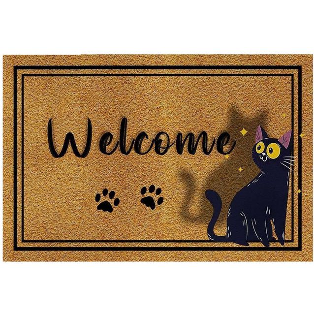 Kynnysmatto Linento Confus Chat 60x40cm ruskea