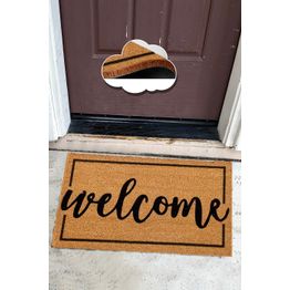 Ovimatto Linento Coco Viens, 40x60cm, ruskea