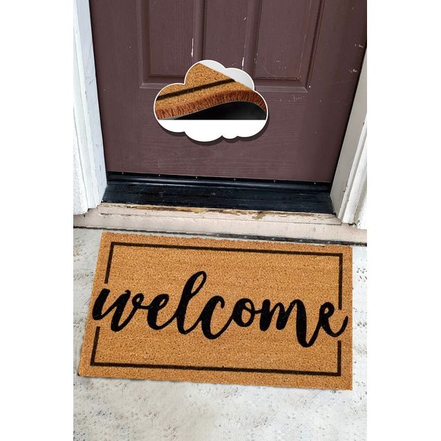 Ovimatto Linento Coco Viens, 40x60cm, ruskea