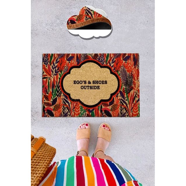 Ovimatto Linento Coco Egos Shoes, 40x60cm, oranssi