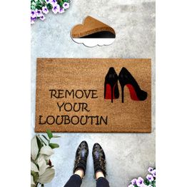 Ovimatto Linento Coco Remove, 40x60cm, ruskea