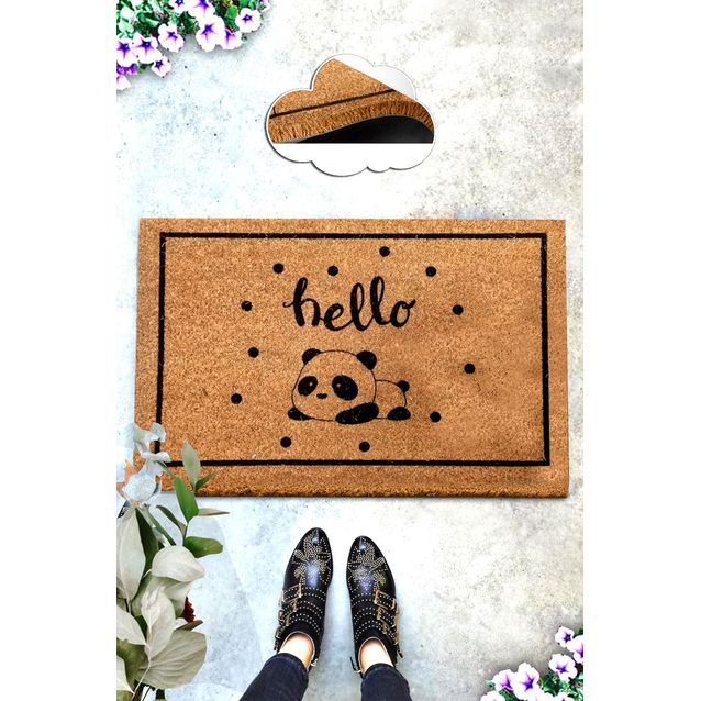 Ovimatto Linento Coco Baby Panda, 40x60cm, ruskea