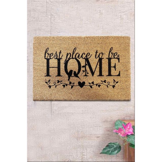 Ovimatto Linento Coco Jaosi, 40x60cm, ruskea