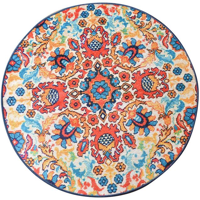 Pyöreä matto Linento Mood, Ø100cm, monivärinen