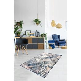 Matto Linento Adel, sininen/beige, eri kokoja