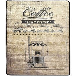 Keittiön matto Linento Coffee Store, 80x150cm, beige