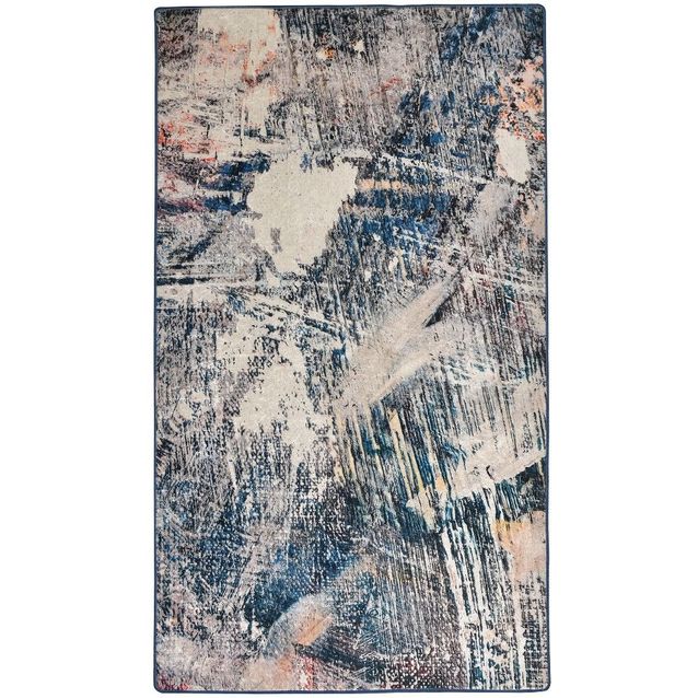 Käytävämatto Linento Adel, 80x150cm, sininen/beige