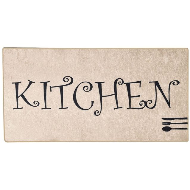 Keittiön matto Linento Spoon beige, eri kokoja