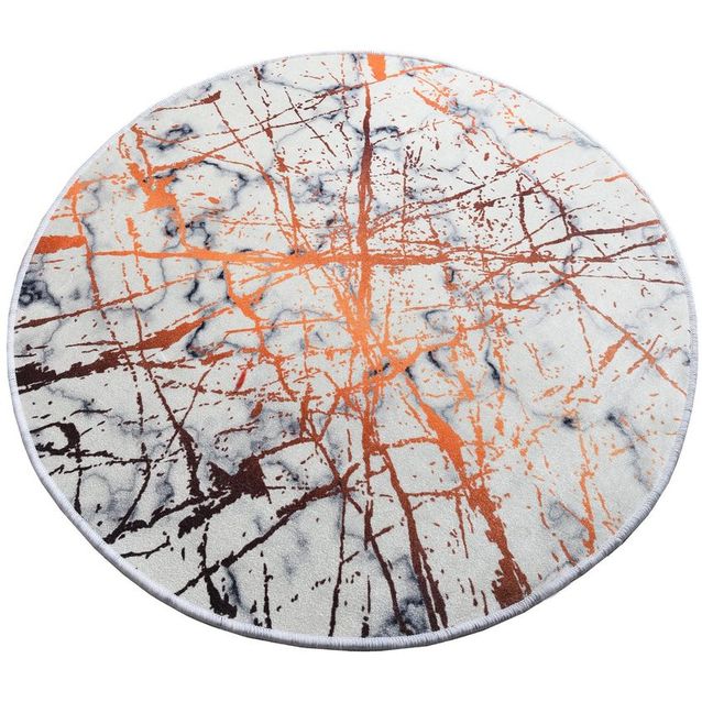 Matto Linento Shine, Ø140cm, orange