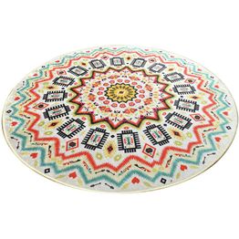 Pyöreä matto Linento Mandala, monivärinen, eri kokoja