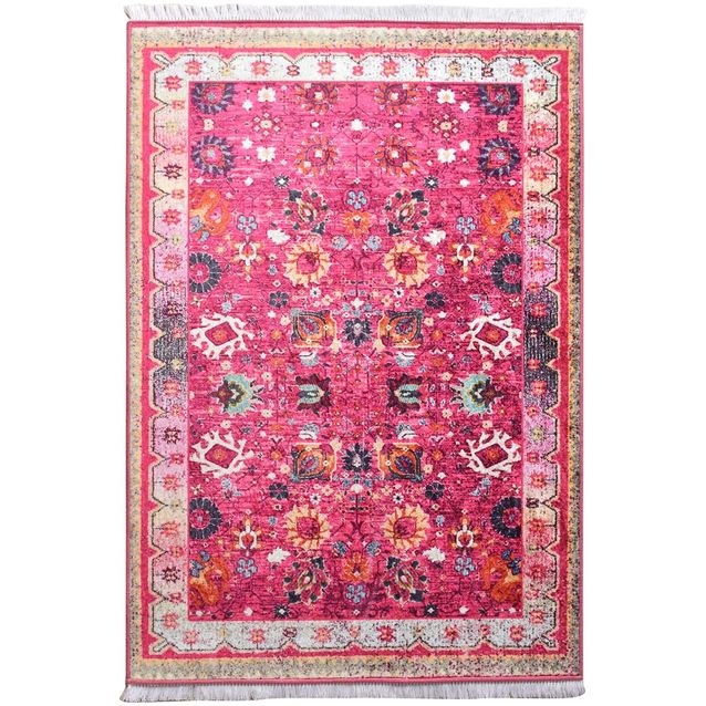 Matto Linento Retro pinkki, eri kokoja