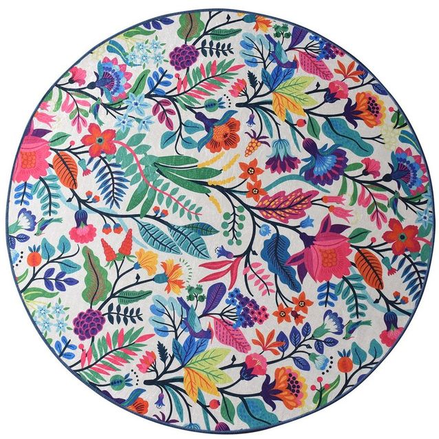 Pyöreä matto Linento Pictura, monivärinen, eri kokoja