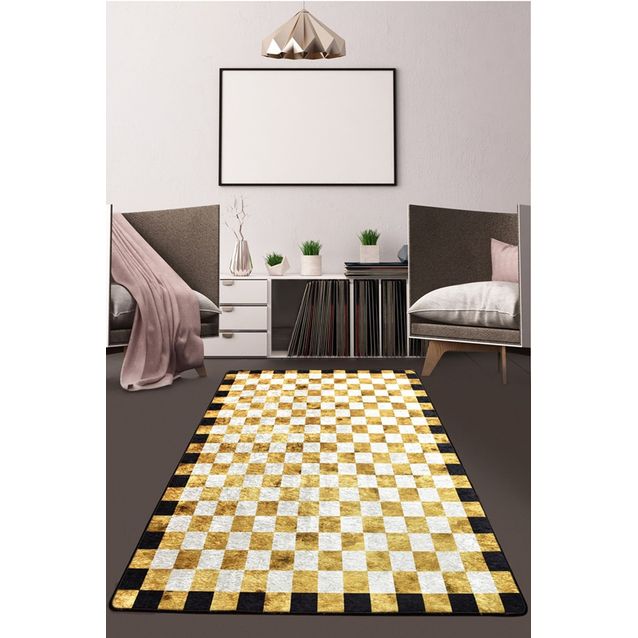 Käytävämatto Linento Coper, 80x200cm, kulta