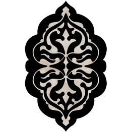 Matto Linento Eugene V3 - 4652, 120x180cm, musta/beige