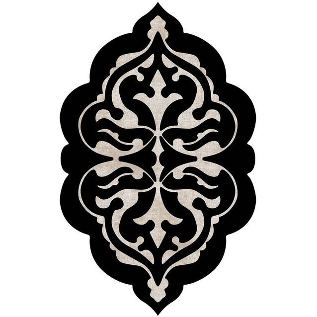 Matto Linento Eugene V3 - 4652, 120x180cm, musta/beige