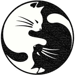 Pyöreä matto Linento Eugene V3 - 4660, Ø80cm, musta/valkoinen