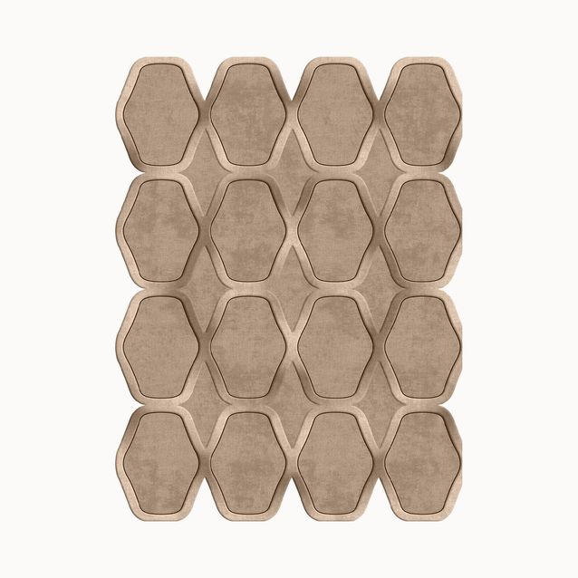 Matto Linento Aln600145Vz, ruskea, eri kokoja