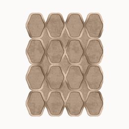 Käytävämatto Linento Aln600145Vz, ruskea, eri kokoja