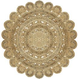 Pyöreä matto Linento Aln600139Kr, Ø100cm, kerma