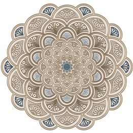 Pyöreä matto Linento Aln600156, Ø180cm, kerma