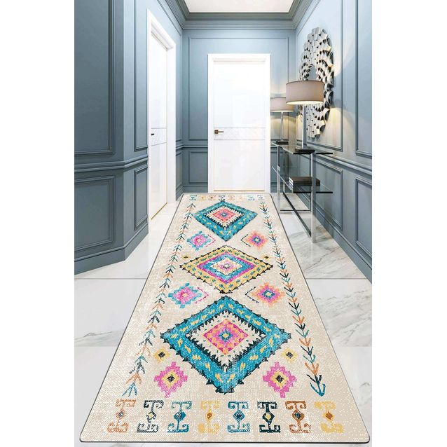 Käytävämatto Linento Taula Ecru Djt, ecru, eri kokoja