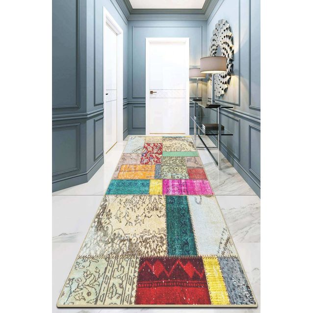Käytävämatto Linento Chaos, monivärinen, eri kokoja