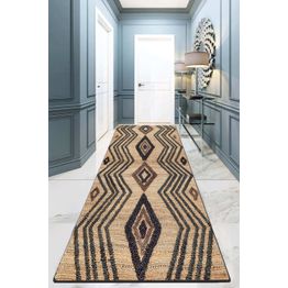 Käytävämatto Linento Interferens Djt, beige, eri kokoja