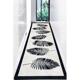 Käytävämatto Linento Hoja, beige, eri kokoja